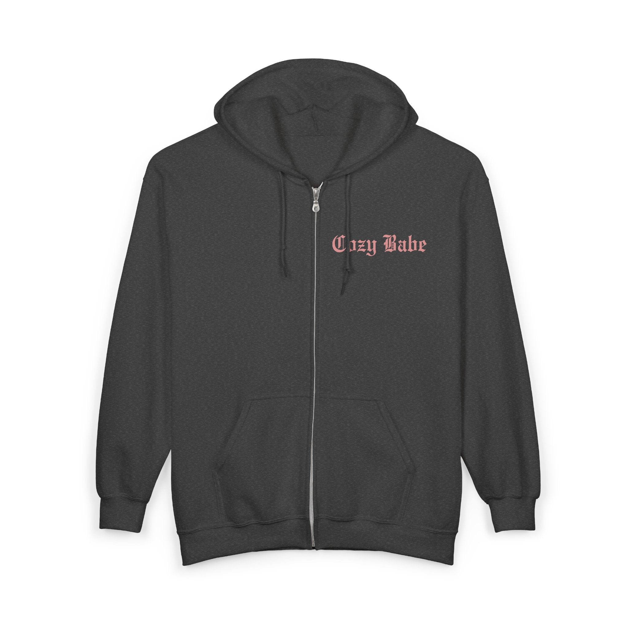 Cozy Babe, Stay Cozy Zip-Up Hoodie