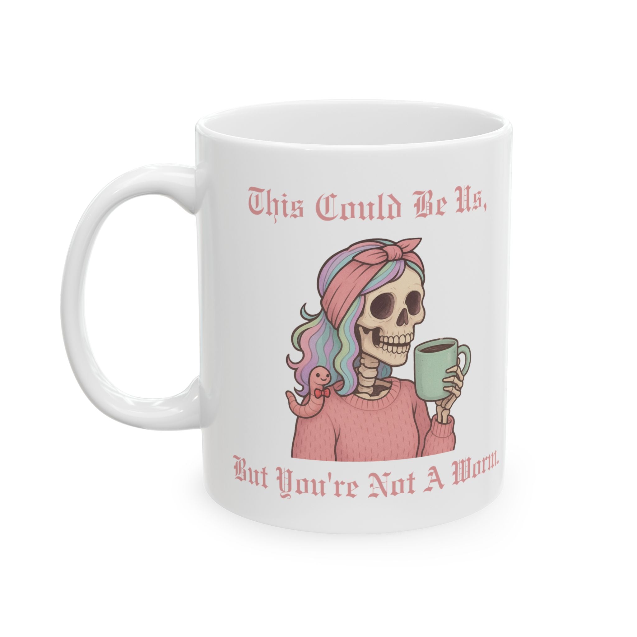 Ceramic Mug Skeleton Mom Cozy Babe Coffee Lover