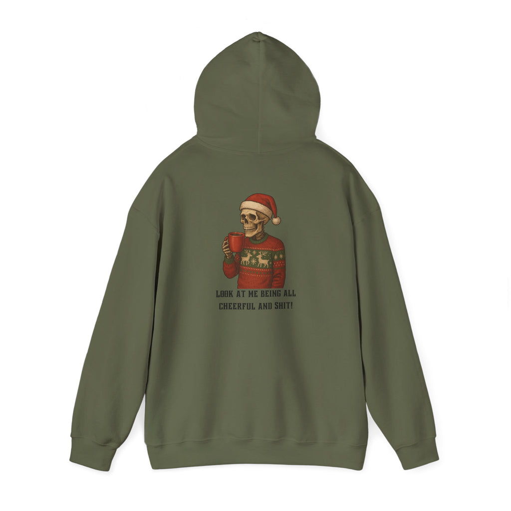 Cozy Bastard Cheerful Holiday Hoodie