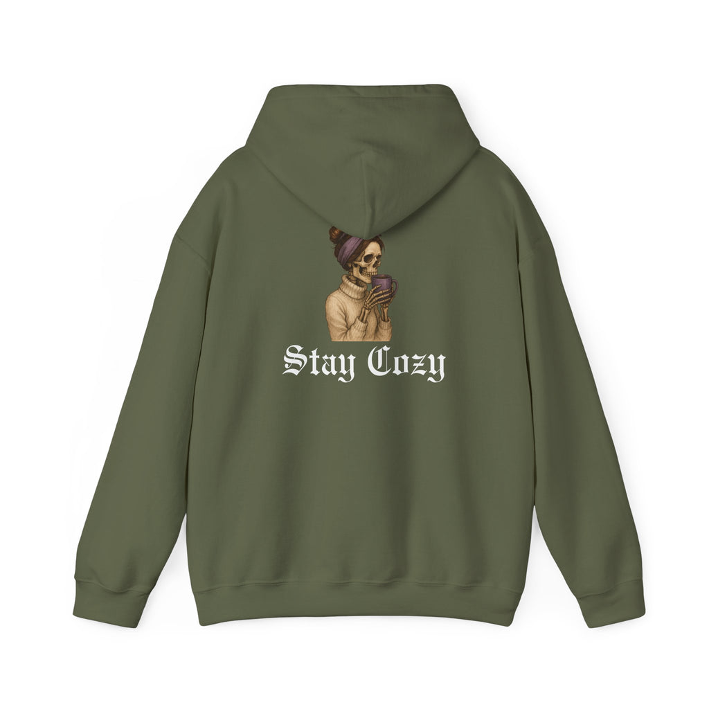 Cozy Bitch Stay Cozy Skeleton Women Hoodie