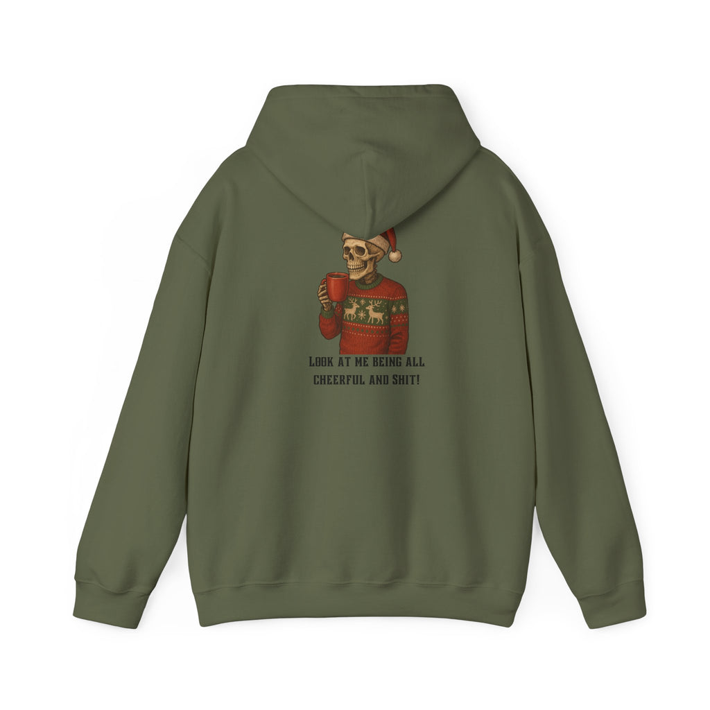 Cozy Bastard Cheerful Holiday Hoodie