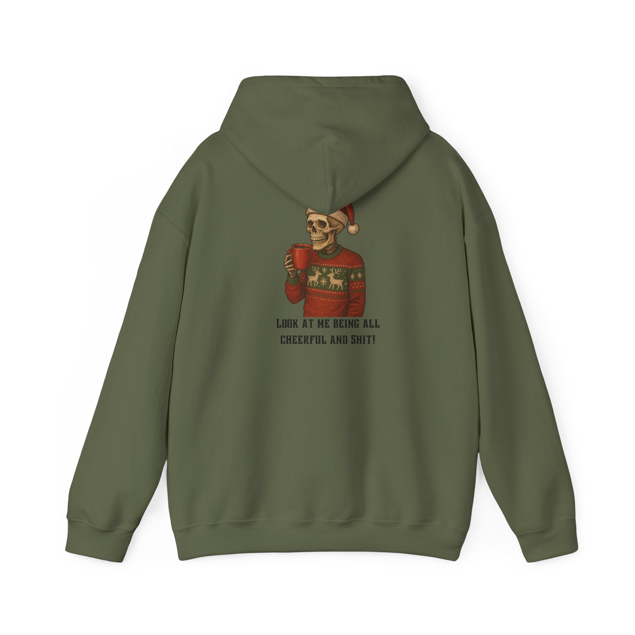 Cozy Bastard Cheerful Holiday Hoodie