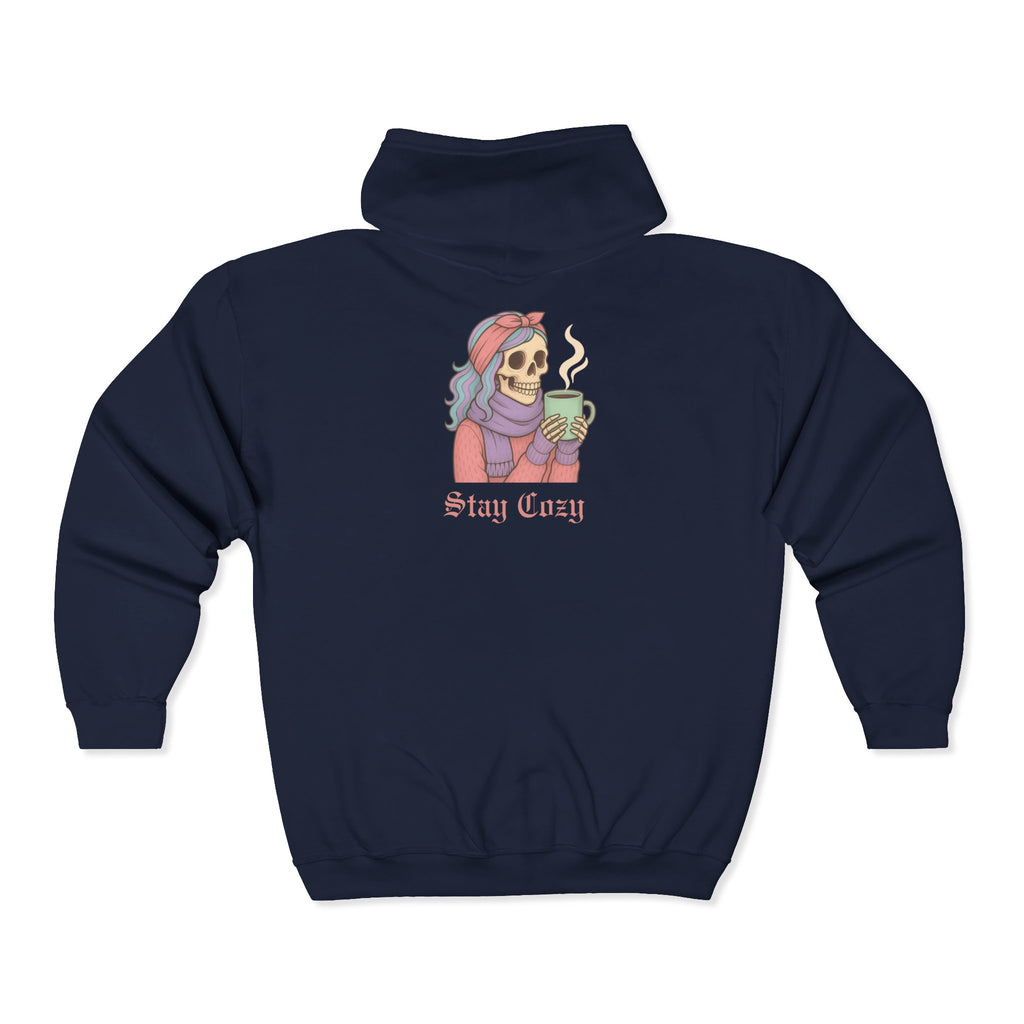 Cozy Babe, Stay Cozy Zip-Up Hoodie