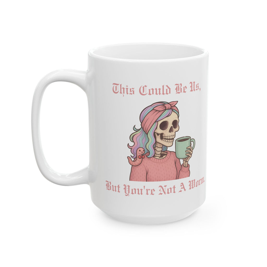 Ceramic Mug Skeleton Mom Cozy Babe