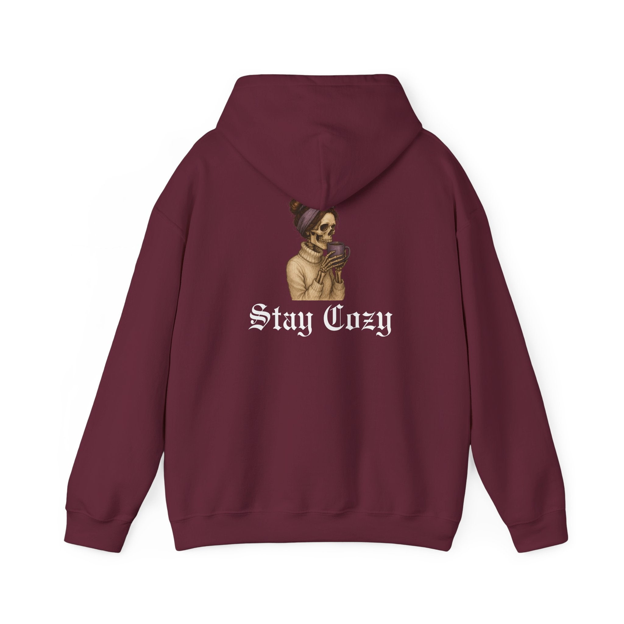 Cozy Bitch Stay Cozy Skeleton Women Hoodie