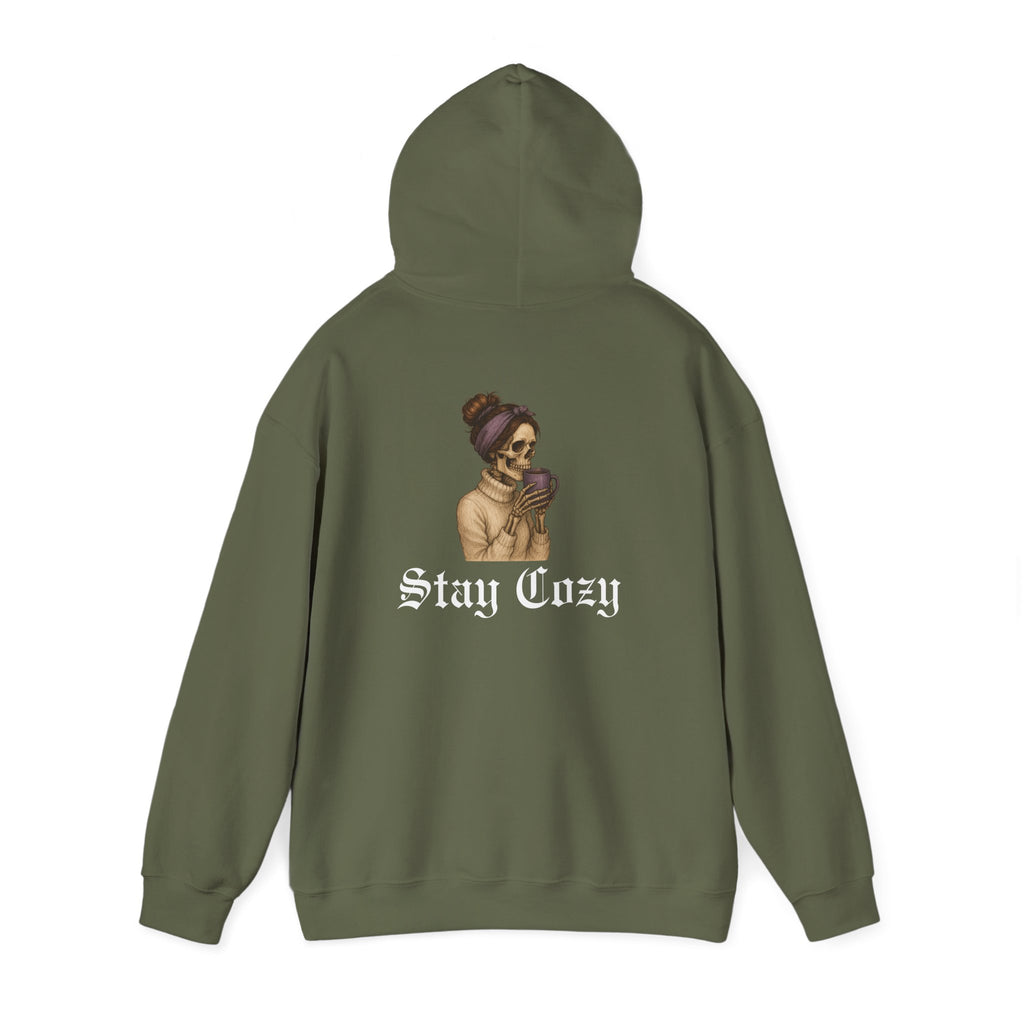 Cozy Bitch Stay Cozy Skeleton Women Hoodie