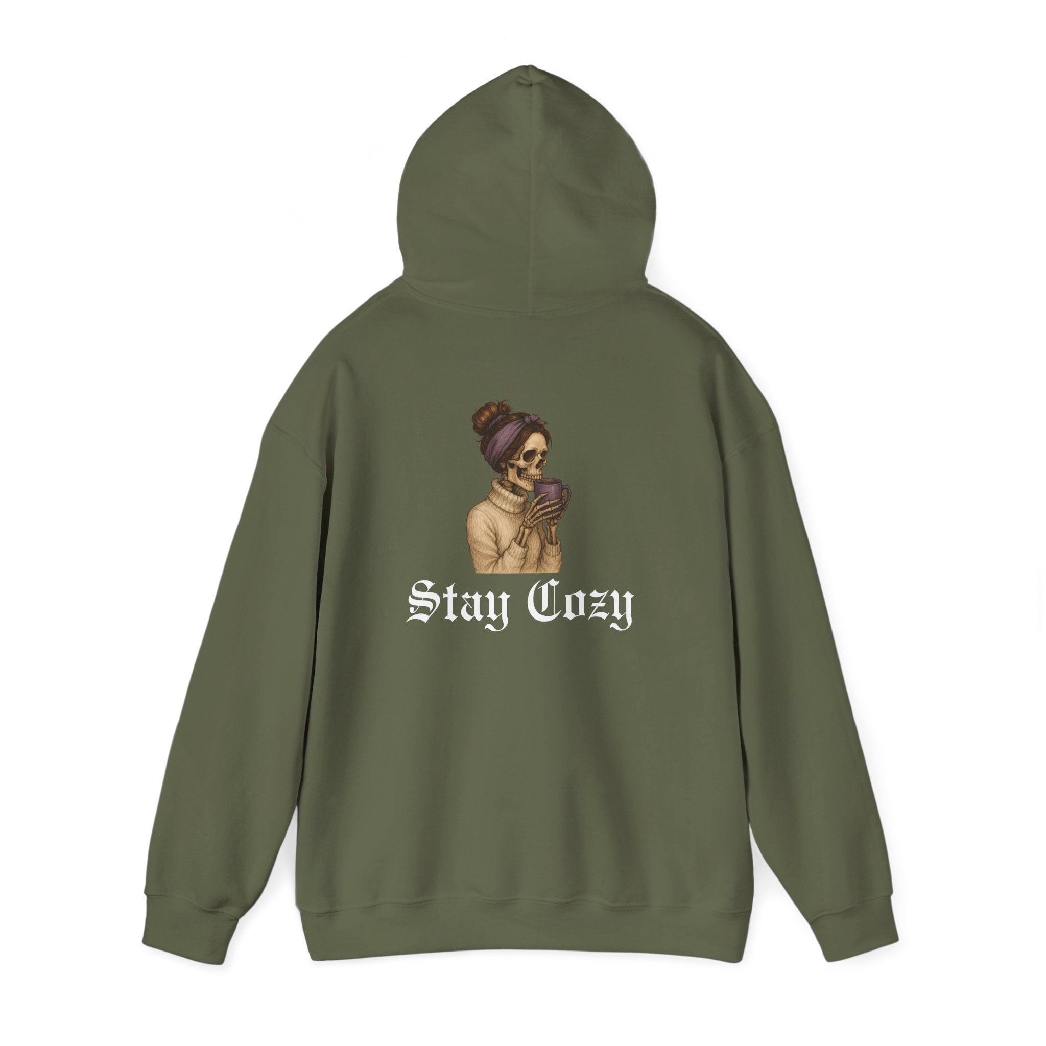 Cozy Bitch Stay Cozy Skeleton Women Hoodie